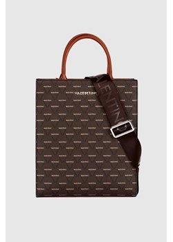 VALENTINO Brązowa torebka ravioli w logo ze sklepu outfit.pl w kategorii Torby Shopper bag - zdjęcie 165515917