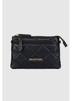 VALENTINO Pikowana czarna torebka z funkcją portfela ocarina wallet ze sklepu outfit.pl w kategorii Listonoszki - zdjęcie 165516216
