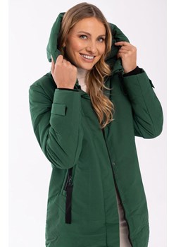 Długa kurtka damska zielona J-Aspen, Kolor zielony, Rozmiar S, Volcano ze sklepu Primodo w kategorii Kurtki damskie - zdjęcie 165532649