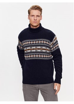 United Colors Of Benetton Golf 1244K2016 Granatowy Regular Fit ze sklepu MODIVO w kategorii Swetry męskie - zdjęcie 165534088