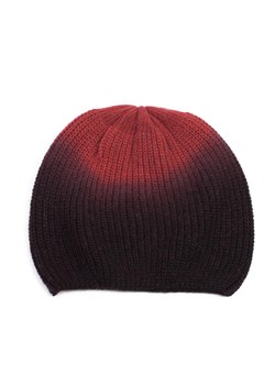 Cieniowana, dwukolorowa czapka ze sklepu JK-Collection w kategorii Czapki zimowe damskie - zdjęcie 165534575