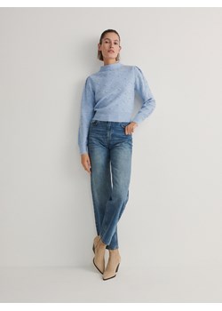 Reserved - Sweter z ozdobnymi detalami - jasnoniebieski ze sklepu Reserved w kategorii Swetry damskie - zdjęcie 165572169