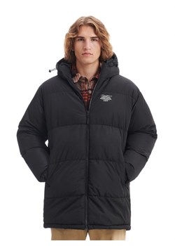 Cropp - Czarny płaszcz puffer - czarny ze sklepu Cropp w kategorii Płaszcze męskie - zdjęcie 165574568