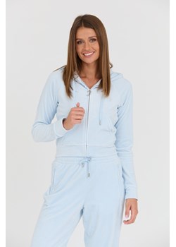 JUICY COUTURE Niebieska bluza Madison Hoodie, Wybierz rozmiar S ze sklepu outfit.pl w kategorii Bluzy damskie - zdjęcie 165575415