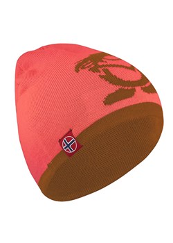 Trollkids Dwustronna czapka beanie &quot;Troll&quot; w kolorze jasnobrązowo-różowym ze sklepu Limango Polska w kategorii Czapki dziecięce - zdjęcie 165576675