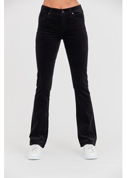 7 FOR ALL MANKIND Czarne spodnie welurowe Bootcut Velvet, Wybierz rozmiar 29 ze sklepu outfit.pl w kategorii Spodnie damskie - zdjęcie 165577636