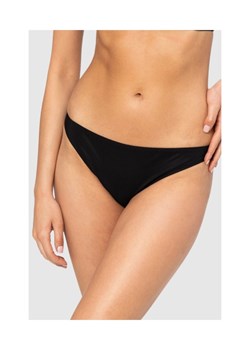 MOSCHINO Czarny dół od bikini ze złotym logo, Wybierz rozmiar S ze sklepu outfit.pl w kategorii Stroje kąpielowe - zdjęcie 165577915