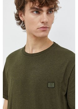 Les Deux t-shirt bawełniany męski kolor zielony melanżowy ze sklepu ANSWEAR.com w kategorii T-shirty męskie - zdjęcie 165580767