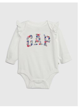 Gap Body 784379-00 Biały Regular Fit ze sklepu MODIVO w kategorii Body niemowlęce - zdjęcie 165587405