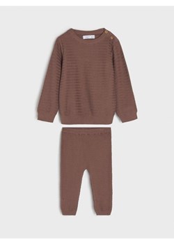 Sinsay - Komplet: bluza i spodnie - brązowy ze sklepu Sinsay w kategorii Dresy dla niemowlaka - zdjęcie 165590006