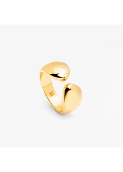 pierścionek pozłacany gładki masywny ze sklepu ANIA KRUK w kategorii Pierścionki - zdjęcie 165591869