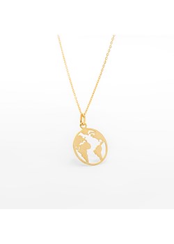 choker mapa świata złoty ze sklepu ANIA KRUK w kategorii Naszyjniki - zdjęcie 165592495