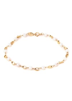 bransoletka złota z perłami ze sklepu ANIA KRUK w kategorii Bransoletki - zdjęcie 165592635