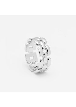 pierścionek łańcuch rodowany ze sklepu ANIA KRUK w kategorii Pierścionki - zdjęcie 165592929