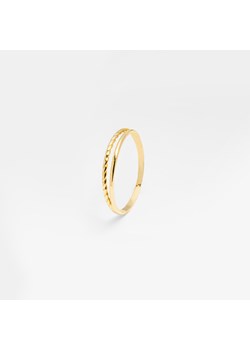 pierścionek podwójny złoty ze sklepu ANIA KRUK w kategorii Pierścionki - zdjęcie 165592975