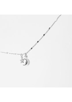naszyjnik z księżycem i gwiazdką, srebrny ze sklepu ANIA KRUK w kategorii Naszyjniki - zdjęcie 165593085