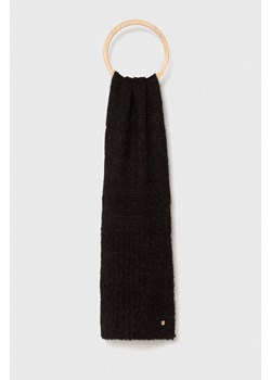 Granadilla szalik wełniany kolor czarny gładki ze sklepu ANSWEAR.com w kategorii Szaliki i chusty damskie - zdjęcie 165598768