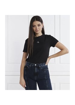 CALVIN KLEIN JEANS T-shirt | Regular Fit ze sklepu Gomez Fashion Store w kategorii Bluzki damskie - zdjęcie 165598925