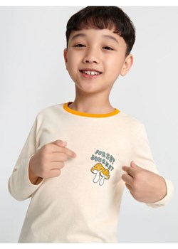 Sinsay - Koszulka z nadrukiem - kremowy ze sklepu Sinsay w kategorii T-shirty chłopięce - zdjęcie 165602395