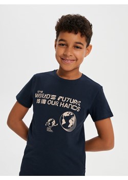 Sinsay - Koszulka - granatowy ze sklepu Sinsay w kategorii T-shirty chłopięce - zdjęcie 165602417