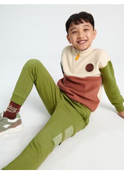 Sinsay - Spodnie dresowe jogger - zielony ze sklepu Sinsay w kategorii Spodnie chłopięce - zdjęcie 165602426