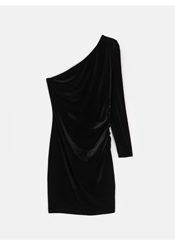 GATE Aksamitna asymetryczna sukienka 34 ze sklepu gateshop w kategorii Sukienki - zdjęcie 165605235