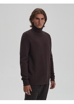 Sweter DRAMA C. Brąz M ze sklepu Diverse w kategorii Swetry męskie - zdjęcie 165620939