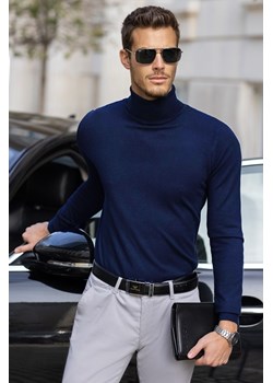 Sweter męski NERINO NAVY ze sklepu Ivet Shop w kategorii Swetry męskie - zdjęcie 165630669