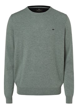 Fynch-Hatton Męski sweter z mieszanki wełny merino i kaszmiru Mężczyźni drobna dzianina seledynowy marmurkowy ze sklepu vangraaf w kategorii Swetry męskie - zdjęcie 165630895