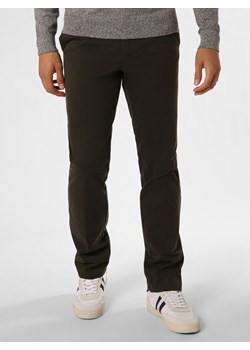 Van Graaf Spodnie Mężczyźni Bawełna jodłowy jednolity ze sklepu vangraaf w kategorii Spodnie męskie - zdjęcie 165630996