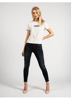 Tommy Hilfiger T-shirt | DW0DW07029 | Kobieta | Szary ze sklepu ubierzsie.com w kategorii Bluzki damskie - zdjęcie 165643957