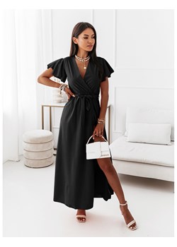 Elegancka sukienka maxi CAROLINE - czarna ze sklepu magmac.pl w kategorii Sukienki - zdjęcie 165650209