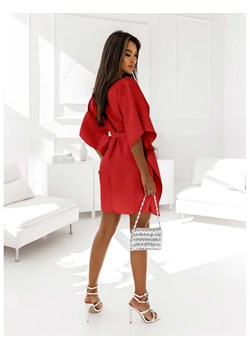Kobieca sukienka nietoperz CANDICE - czerwona ze sklepu magmac.pl w kategorii Sukienki - zdjęcie 165655139