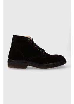 Astorflex buty zamszowe NUVOFLEX męskie kolor czarny NUVOFLEX.001.900 ze sklepu PRM w kategorii Buty zimowe męskie - zdjęcie 165668977