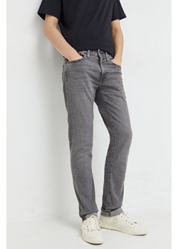 Levi&apos;s jeansy męskie kolor szary ze sklepu ANSWEAR.com w kategorii Jeansy męskie - zdjęcie 165669719