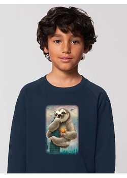 WOOOP Koszulka &quot;Sloth Attack&quot; w kolorze granatowym ze sklepu Limango Polska w kategorii T-shirty chłopięce - zdjęcie 165671717