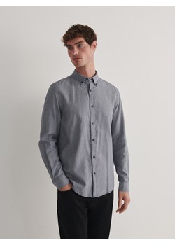 Reserved - Koszula regular fit w kratę - granatowy ze sklepu Reserved w kategorii Koszule męskie - zdjęcie 165673186