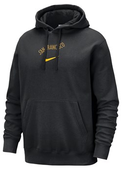 Męska bluza z kapturem Nike NBA Golden State Warriors Club Fleece City Edition - Czerń ze sklepu Nike poland w kategorii Bluzy męskie - zdjęcie 165677418
