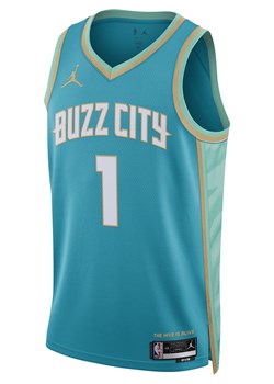 Koszulka męska Jordan Dri-FIT NBA Swingman Lamelo Ball Charlotte Hornets City Edition 2023/24 - Niebieski ze sklepu Nike poland w kategorii T-shirty męskie - zdjęcie 165677445