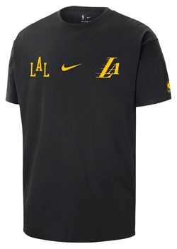 T-shirt męski Nike NBA Courtside Max90 Los Angeles Lakers 2023/24 City Edition - Czerń ze sklepu Nike poland w kategorii T-shirty męskie - zdjęcie 165677506