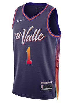 Koszulka męska Nike Dri-FIT NBA Swingman Devin Booker Phoenix Suns City Edition 2023/24 - Fiolet ze sklepu Nike poland w kategorii T-shirty męskie - zdjęcie 165677536