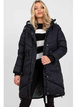 Puchowy płaszcz damski czarny D50027X44492A2, Kolor czarny, Rozmiar L, Merribel ze sklepu Primodo w kategorii Płaszcze damskie - zdjęcie 165678847