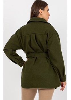 Płaszcz damski khaki EM-PL-2939.85, Kolor khaki, Rozmiar one size, City donna ze sklepu Primodo w kategorii Płaszcze damskie - zdjęcie 165678868