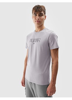 4F Koszulka w kolorze szarym ze sklepu Limango Polska w kategorii T-shirty męskie - zdjęcie 165685245