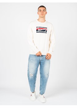 Tommy Jeans Sweter | DM0DM13045 | Mężczyzna | Biały ze sklepu ubierzsie.com w kategorii Swetry damskie - zdjęcie 165687908