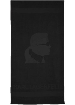 Karl Lagerfeld Ręcznik "Beach Towel" | KL18TW01 | Beach Towel | Kobieta | Czarny ze sklepu ubierzsie.com w kategorii Ręczniki - zdjęcie 165691325