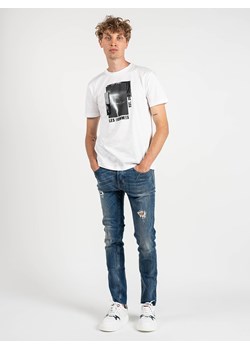 Les Hommes T-shirt | LLT215-717P | Round Neck T-Shirt | Mężczyzna | Biały ze sklepu ubierzsie.com w kategorii T-shirty męskie - zdjęcie 165693435