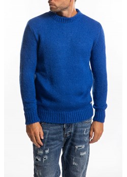 Takeshy Kurosawa Sweter "Mohair" | 83386 | Mohair | Mężczyzna | Niebieski ze sklepu ubierzsie.com w kategorii Swetry męskie - zdjęcie 165697447