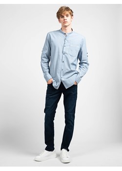 Antony Morato Koszula "Slim" | MMSL00470 FA400053 | Mężczyzna | Niebieski ze sklepu ubierzsie.com w kategorii Koszule męskie - zdjęcie 165699465