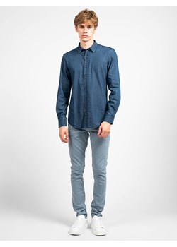 Antony Morato Koszula "Slim" | MMSL00383 FA430251 | Mężczyzna | Niebieski ze sklepu ubierzsie.com w kategorii Koszule męskie - zdjęcie 165700025